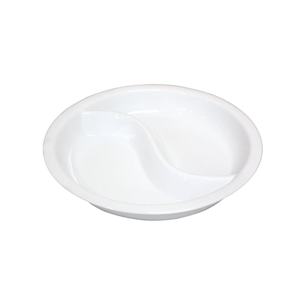 CERAMIC ROUND PAN W/ DIVIDER 6003